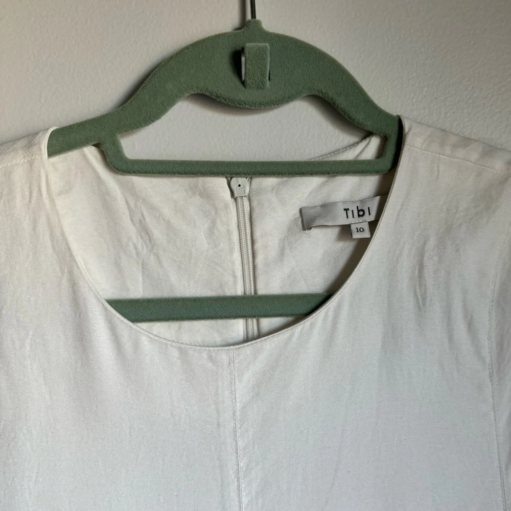 Tibi Asymmetrical Flap Front Flap Front Dress - Picture 4 of 6